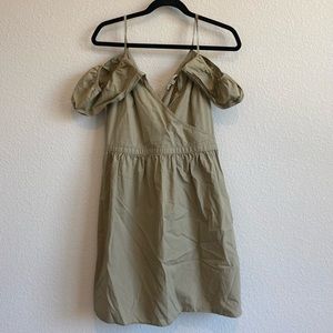 Madewell taupe señorita dress - size 6